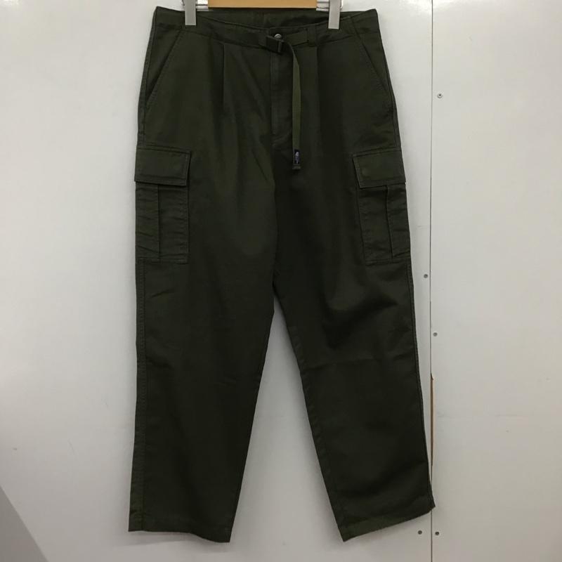 ザ ノースフェイス パープルレーベル THE NORTH FACE PURPLE LABEL パンツ ワークパンツ、ペインターパンツ NT5202N ストレッチ ツイル カーゴ パンツ 32 無地 カーキ / カーキ /  メンズ USED 古着 中古 10146531