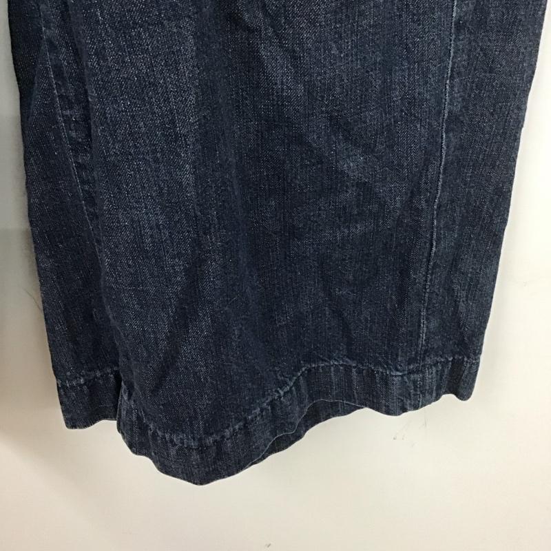 キャピタル KAPITAL パンツ デニム、ジーンズ ワイドパンツ ガウチョパンツ XS 無地 青 / ブルー /  レディース USED 古着 中古 10113664