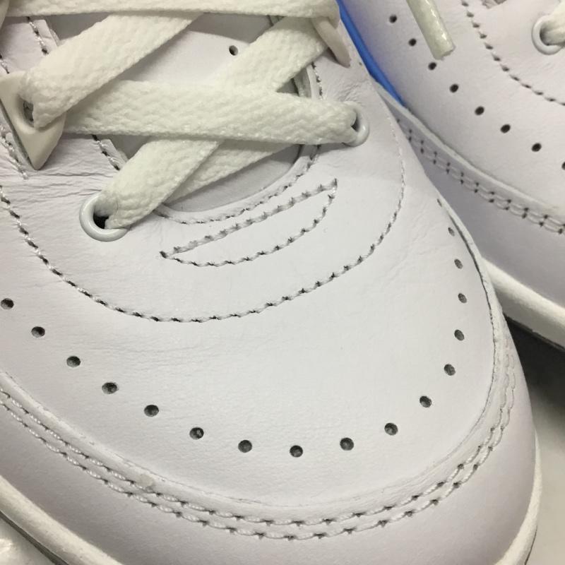 ナイキ NIKE スニーカー スニーカー DV9956-104 AIR JORDAN 2 RETRO LOW 26.5cm 箱有 26.5cm ロゴ、文字 白 / ホワイト / X 水色 / ライトブルー /  メンズ USED 古着 中古 10108850