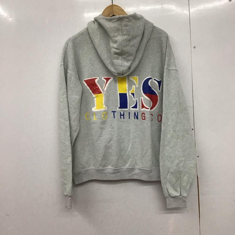 古着 USED パーカー 長袖 長袖パーカー プルオーバーパーカー スウェット L ロゴ、文字 灰 / グレー /  メンズ USED 古着 中古 10146036