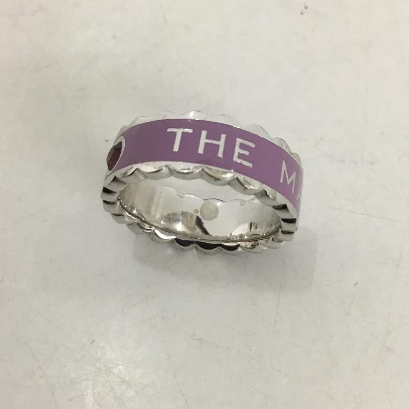 マークジェイコブス MARCJACOBS アクセサリー 指輪 THE MEDALLION RING SCALLOPED ザ メダリオン リング スカラップ 11号 ロゴ、文字 紫 / パープル /  レディース USED 古着 中古 10133409
