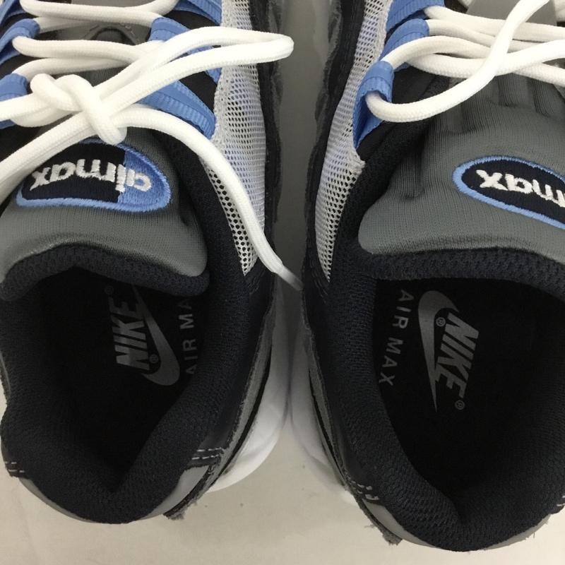 ナイキ NIKE スニーカー スニーカー DM0011 003 AIR MAX 95 28cm 箱有 28.0cm ロゴ、文字 白 / ホワイト / X 灰 / グレー / X 青 / ブルー /  メンズ USED 古着 中古 10128879