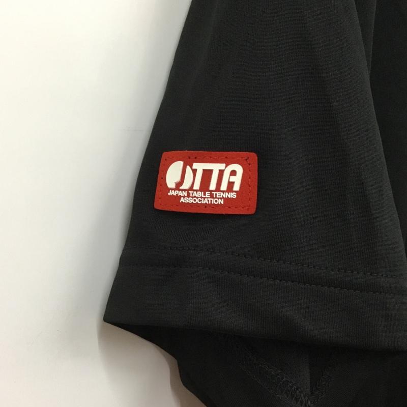 アンドロ andro Tシャツ 半袖 卓球ウェア スポーツウェア タグ付き キッズ 160 160cm ロゴ、文字 黒 / ブラック /  ボーイズ USED 古着 中古 10135677