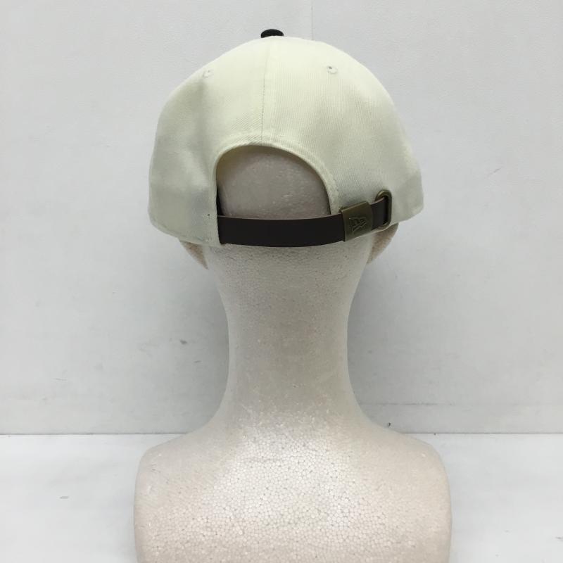ニューエラ NEW ERA 帽子 キャップ ニューヨークヤンキース ロゴ、文字 アイボリー / アイボリー / X 紺 / ネイビー /  メンズ USED 古着 中古 10129684