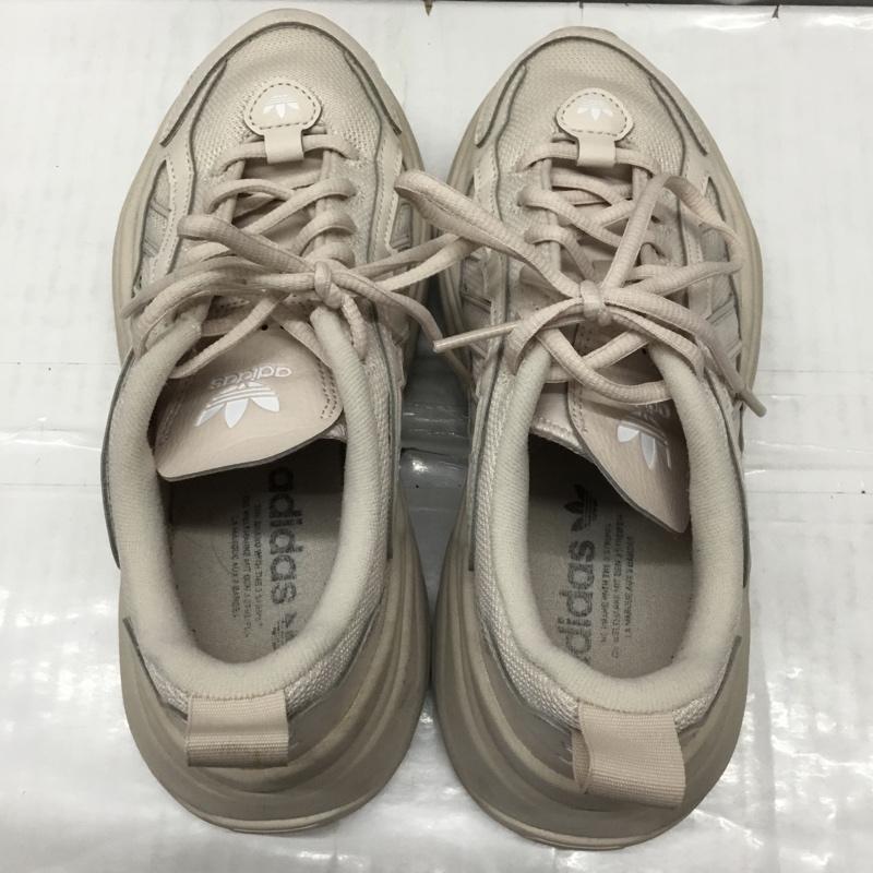アディダス adidas スニーカー スニーカー IG6049 オズガイア OZGAIA 24.5cm 箱有 24.5cm ロゴ、文字 ベージュ / ベージュ /  レディース USED 古着 中古 10112512