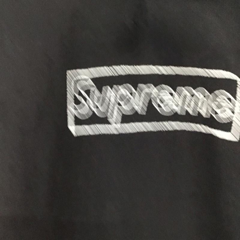 シュプリーム Supreme パーカー 長袖 プルオーバーパーカー スウェット L ロゴ、文字 黒 / ブラック /  メンズ USED 古着 中古 10145876