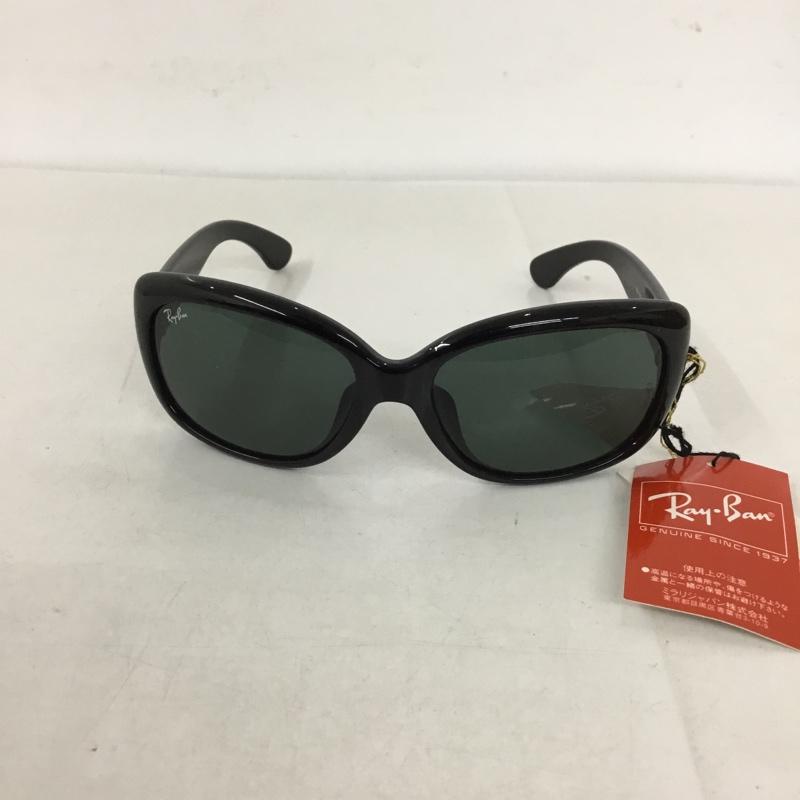 レイバン Ray-Ban めがね・サングラス サングラス RB4101F JACKIE OHH ジャッキーオー ケース付き ロゴ、文字 黒 / ブラック /  メンズ USED 古着 中古 10129430