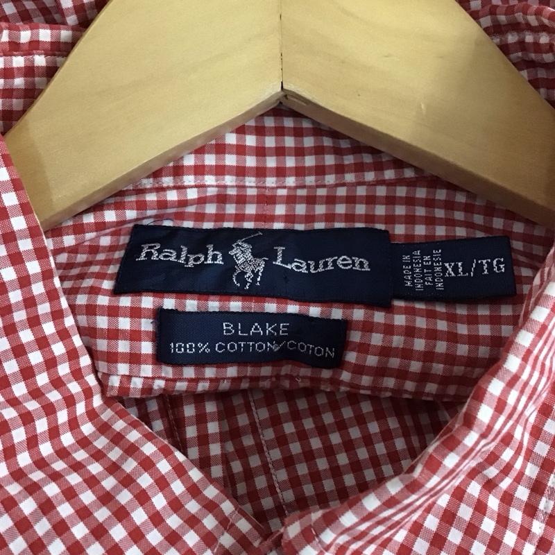 ラルフローレン RALPHLAUREN シャツ、ブラウス 半袖 ボタンダウンシャツ XL チェック マルチカラー / マルチカラー /  メンズ USED 古着 中古 10130000