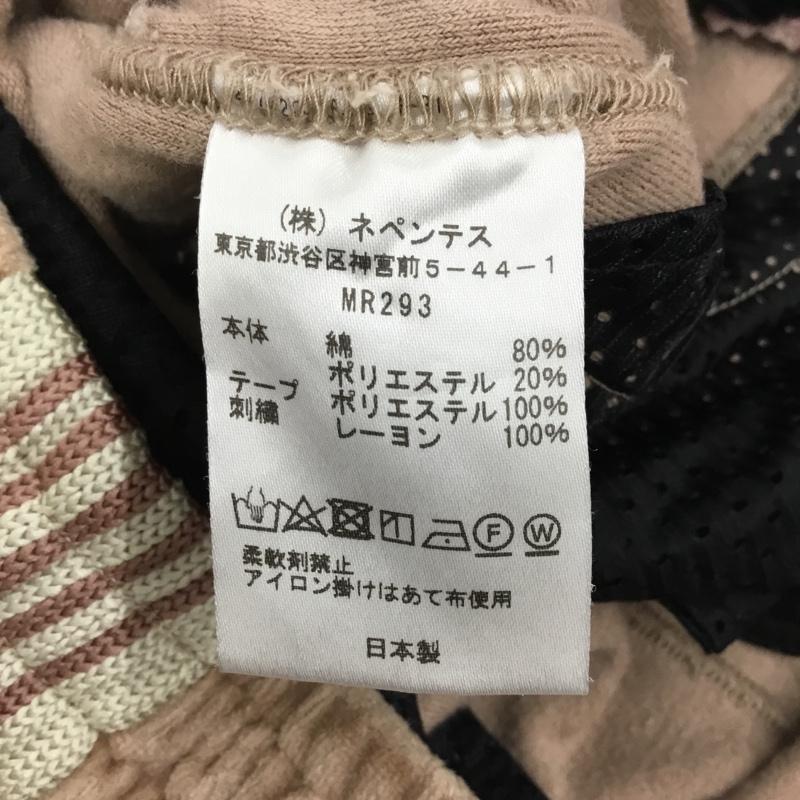 ニードルス Needles パンツ ワークパンツ、ペインターパンツ ジャージ パンツ ワイドパンツ カジュアルパンツ S ロゴ、文字 ベージュ / ベージュ /  メンズ USED 古着 中古 10115164