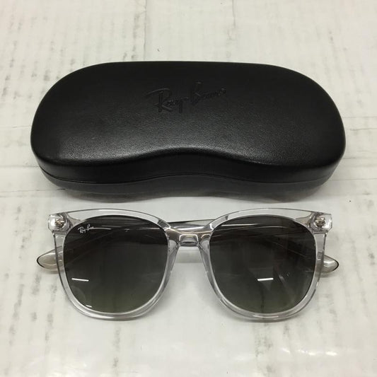 レイバン Ray-Ban めがね・サングラス サングラス RB4379D 659811 スクエア ケース付き ロゴ、文字 灰 / グレー /  メンズ USED 古着 中古 10106663