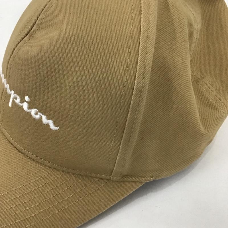 チャンピオン Champion 帽子 キャップ 181-0600 コットン ロゴ、文字 ベージュ / ベージュ /  メンズ USED 古着 中古 10135135