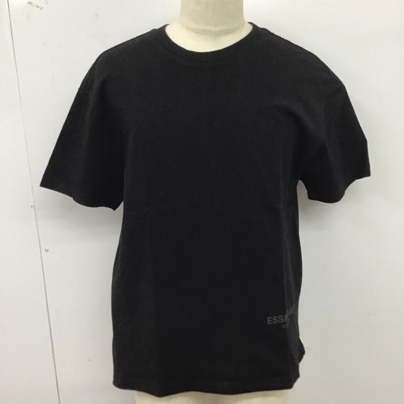 エッセンシャルズ ESSENTIALS Tシャツ 半袖 半袖カットソー プリントTシャツ クルーネックカットソー S ロゴ、文字 黒 / ブラック /  メンズ USED 古着 中古 10125114
