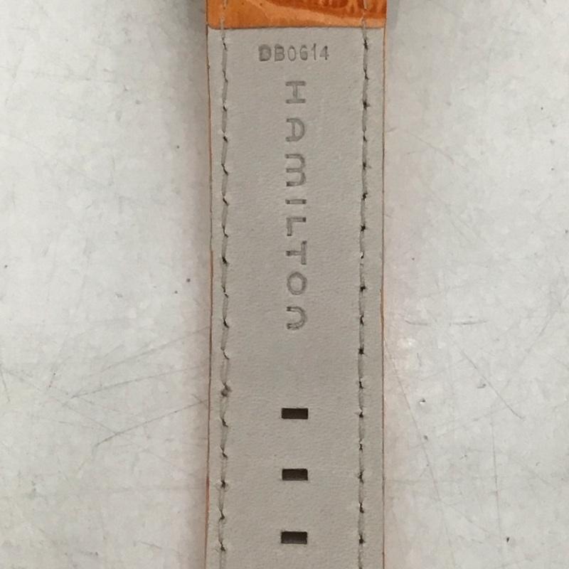 ハミルトン HAMILTON 腕時計 アナログ（クォーツ式） H776121 レザーベルト ロゴ、文字 橙 / オレンジ /  メンズ USED 古着 中古 10134493