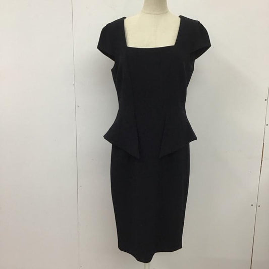 ザラベーシック ZARA BASIC ワンピース ロングスカート 半袖ロングワンピース カジュアルワンピース タイトスカート M 無地 黒 / ブラック /  レディース USED 古着 中古 10112115
