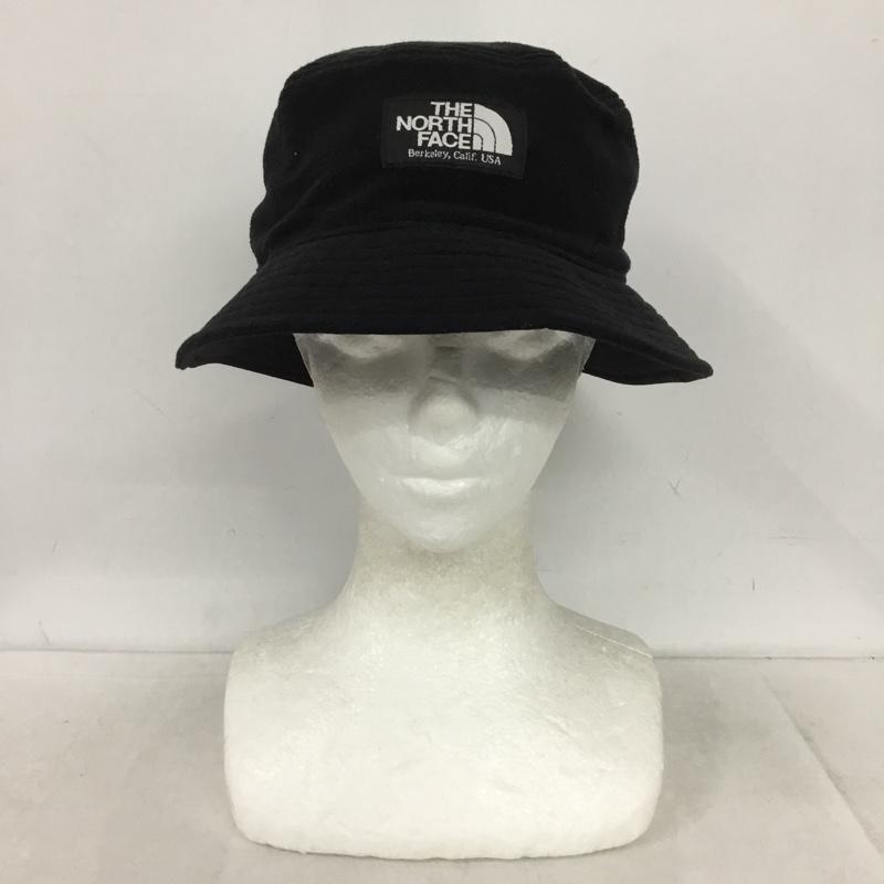 ザノースフェイス THE NORTH FACE 帽子 ハット リバーシブル フリース バケットハット ロゴ、文字 黒 / ブラック /  メンズ USED 古着 中古 10147563