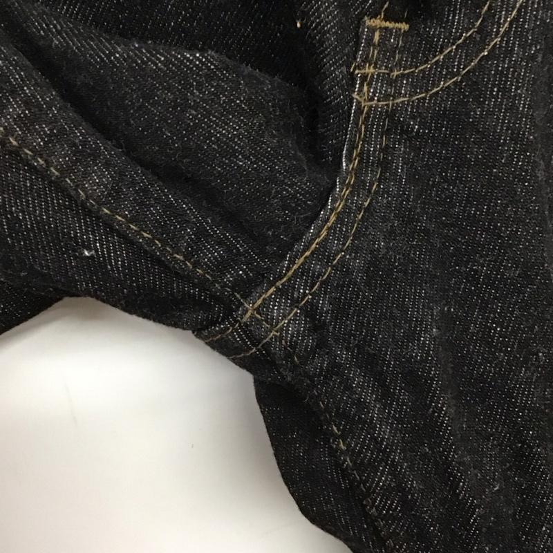 リーバイストラウスアンドコー Levi Strauss & co. パンツ デニム、ジーンズ 80s 日本製 デニムパンツ ワイドパンツ カジュアルパンツ 32インチ 無地 黒 / ブラック /  メンズ USED 古着 中古 10139032