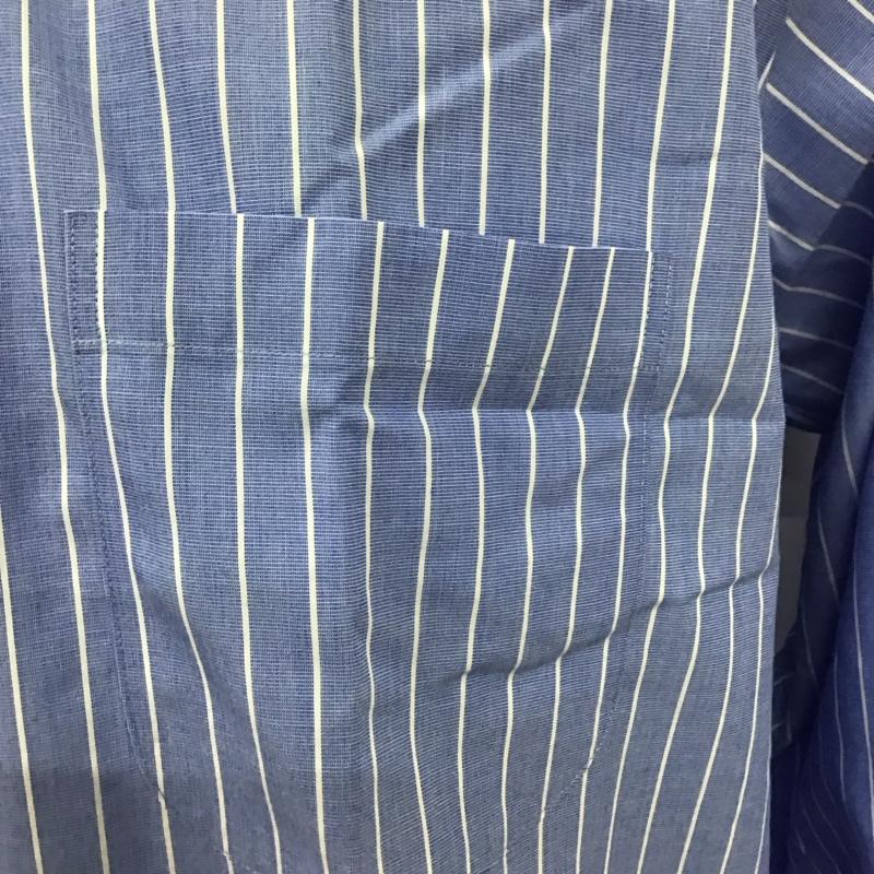 ブルックスブラザーズ BROOKS BROTHERS シャツ、ブラウス 長袖 長袖シャツ カラーシャツ ポケットシャツ 長袖カットソー ストライプシャツ ストライプ 水色 / ライトブルー /  メンズ USED 古着 中古 10113016