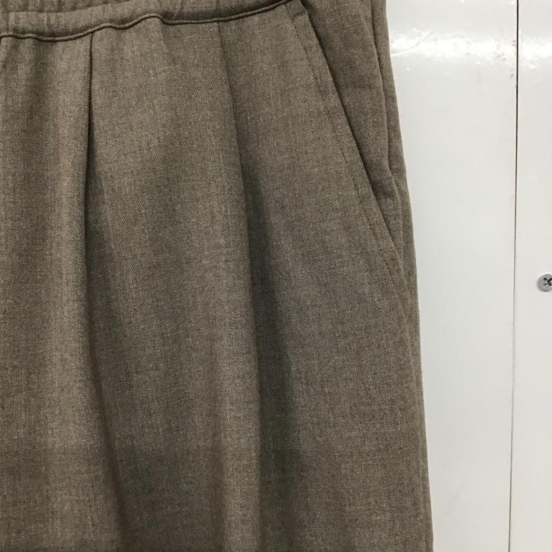シップス SHIPS パンツ スラックス スラックスパンツ ワイドパンツ カジュアルパンツ L 無地 茶 / ブラウン /  メンズ USED 古着 中古 10141520