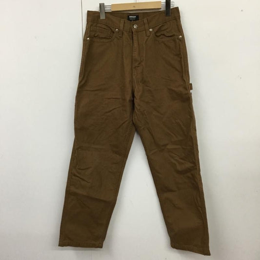 リーバイス Levi s パンツ デニム、ジーンズ ワイドパンツ カジュアルパンツ ワークパンツ 28インチ 無地 茶 / ブラウン /  メンズ USED 古着 中古 10120097