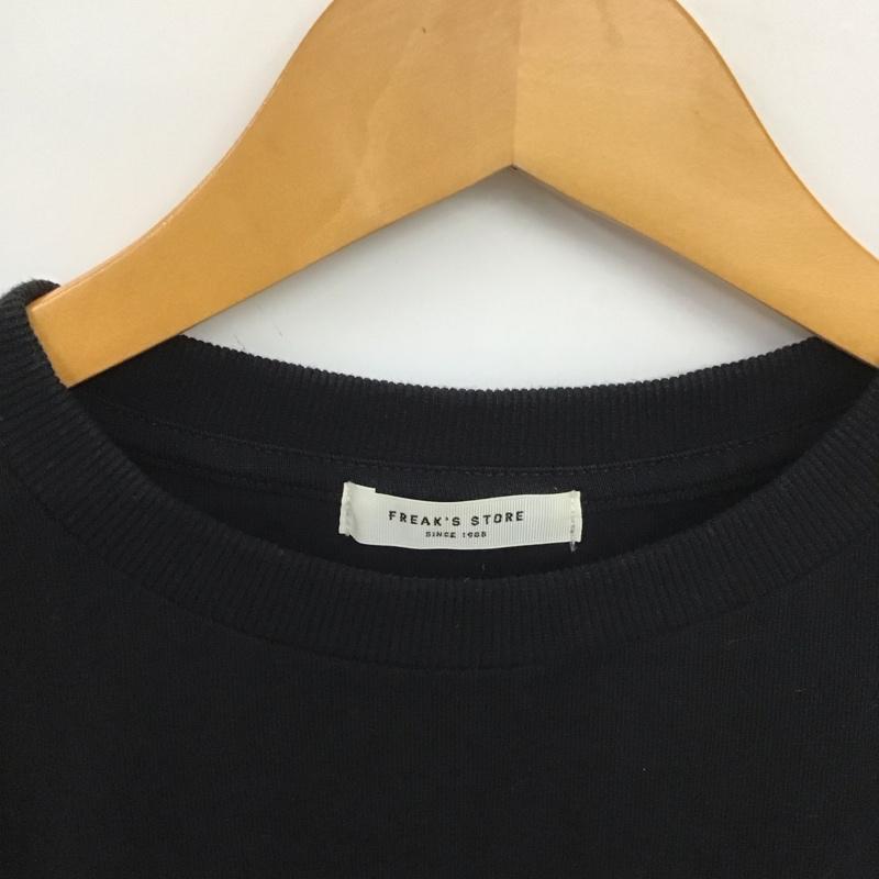 フリークスストア FREAK S STORE カットソー 半袖 FREE 無地 黒 / ブラック /  レディース USED 古着 中古 10147786