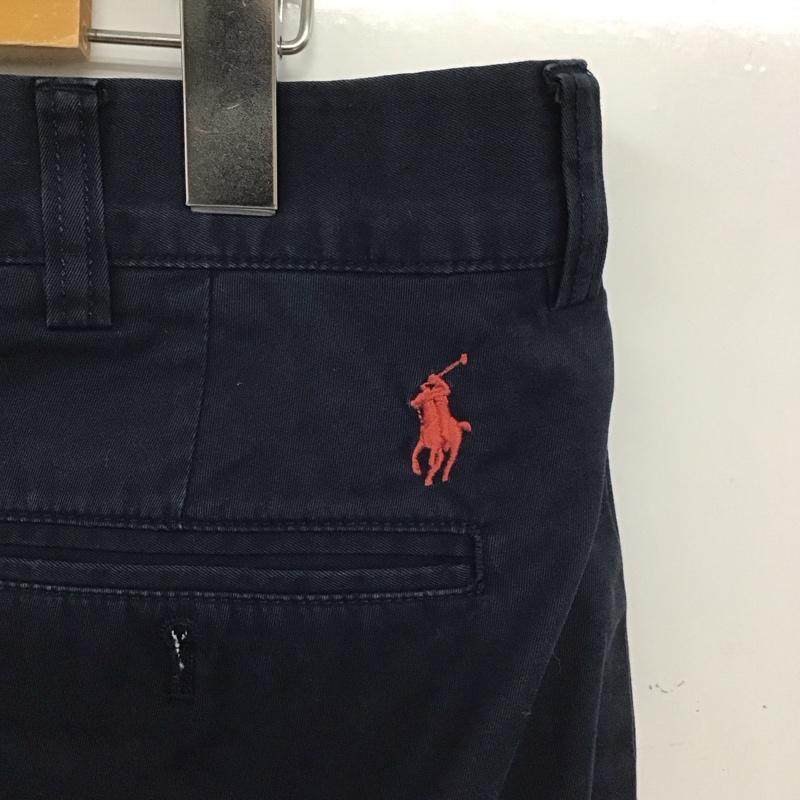 ポロバイラルフローレン Polo by RALPH LAUREN パンツ チノパン チノパン ワイドパンツ カジュアルパンツ 36インチ 無地 紺 / ネイビー /  メンズ USED 古着 中古 10137317