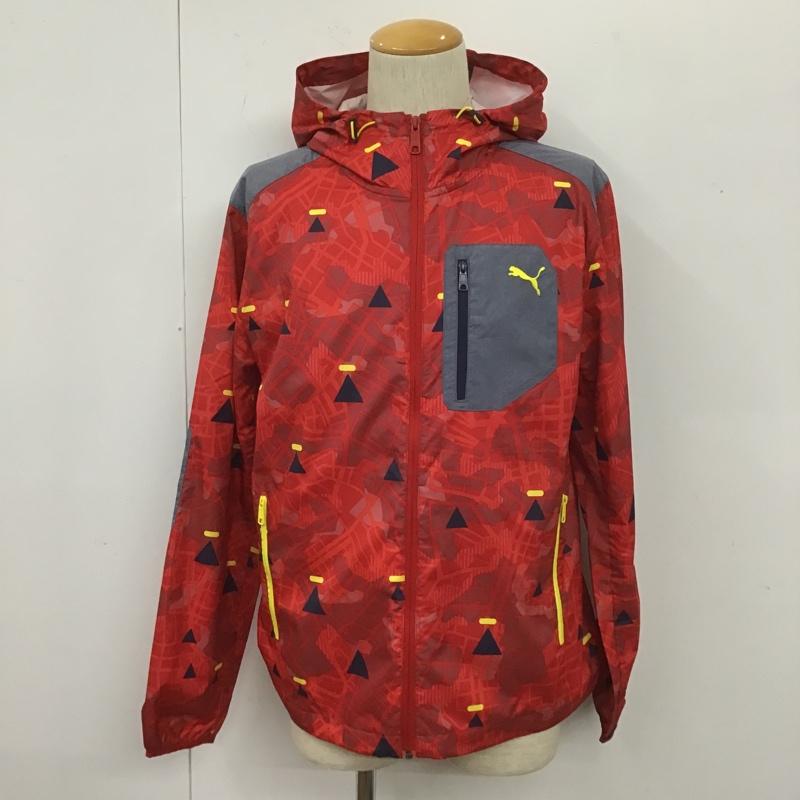 プーマ PUMA ジャケット、上着 ジャンパー、ブルゾン L  赤 / レッド /  メンズ USED 古着 中古 10106077