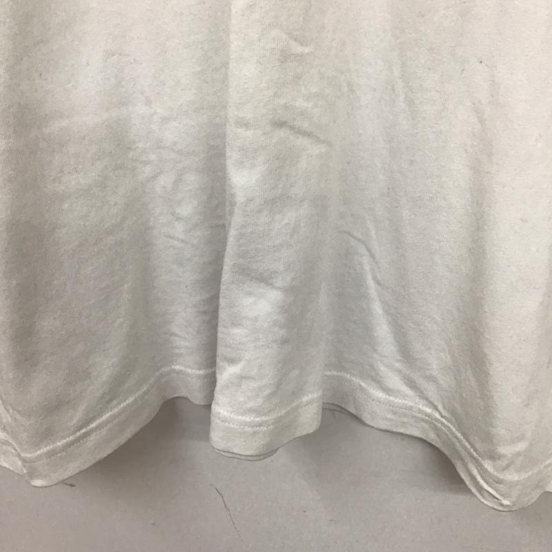 チャンピオン Champion Tシャツ 半袖 C8-V302R プリントTシャツ クルーネックカットソー L ロゴ、文字 白 / ホワイト /  メンズ USED 古着 中古 10130556