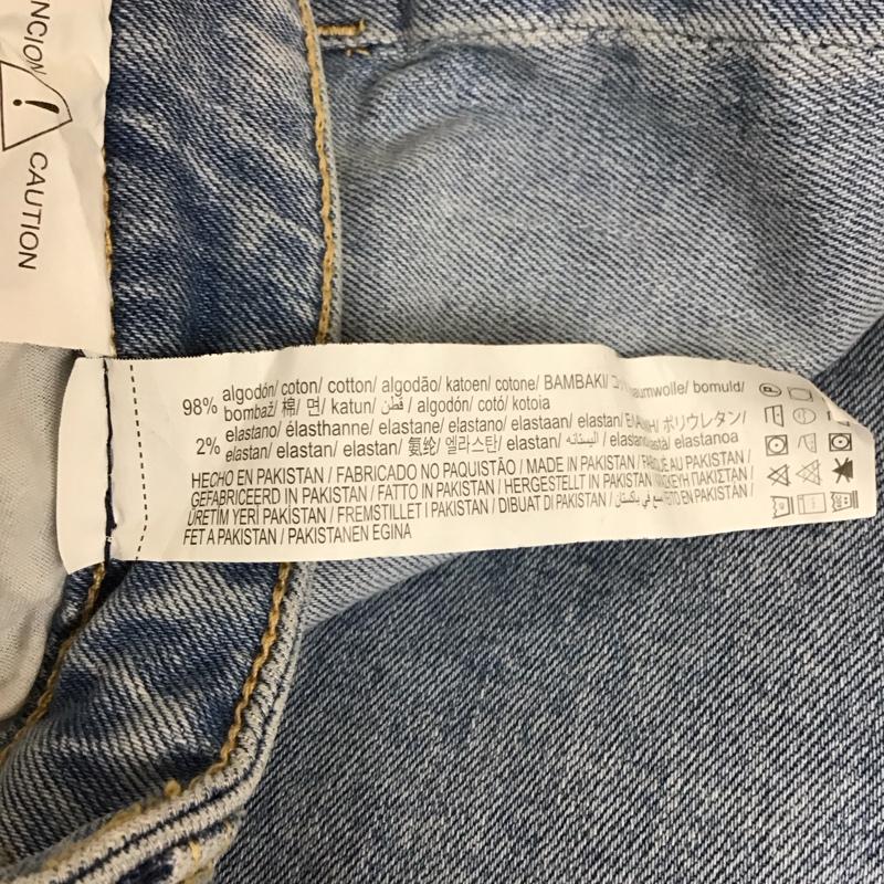 ザラ ZARA パンツ デニム、ジーンズ 38インチ 無地 水色 / ライトブルー /  レディース USED 古着 中古 10114149