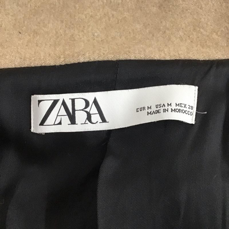 ザラ ZARA コート コート一般 2095 767 711 ロング丈 ラップ襟 M 無地 ベージュ / ベージュ /  レディース USED 古着 中古 10124974