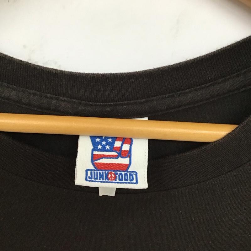 古着 USED Tシャツ 半袖 半袖カットソー プリントTシャツ クルーネックカットソー junkfood M プリント 黒 / ブラック /  メンズ USED 古着 中古 10130047
