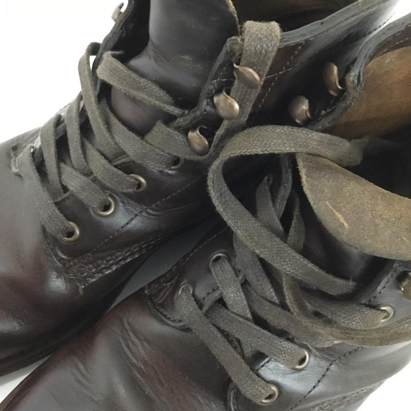 ウルウ゛ァリン WOLVERINE ブーツ ショートブーツ 1000MILE BOOTS W05301 ロゴ、文字 茶 / ブラウン /  メンズ USED 古着 中古 10133903