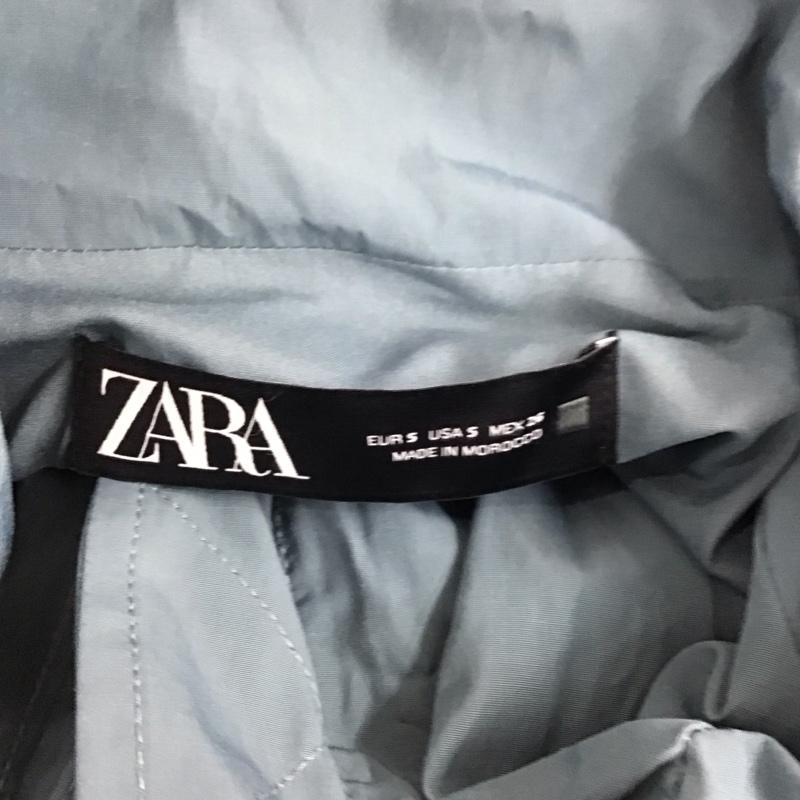 ザラ ZARA ジャケット、上着 ジャンパー、ブルゾン S 無地 水色 / ライトブルー /  レディース USED 古着 中古 10125061