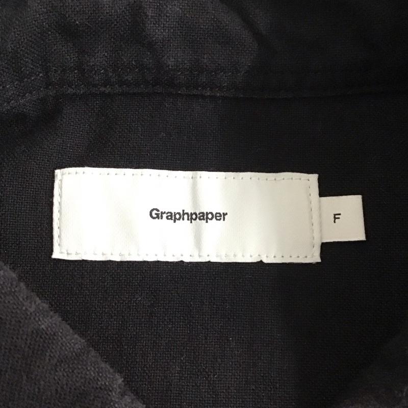 グラフペーパー Graphpaper シャツ、ブラウス 長袖 GM201-50110Ｂ 長袖シャツ カジュアルシャツ カラーシャツ FREE 無地 紺 / ネイビー /  メンズ USED 古着 中古 10109795