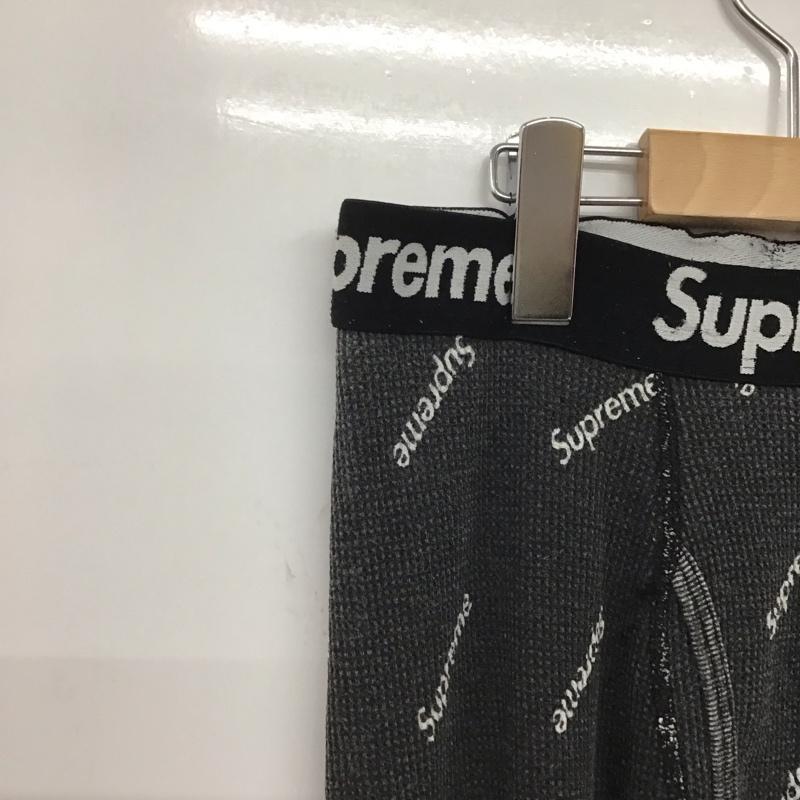 シュプリーム Supreme ボトムス ボトムス FW20 HanesThermalPant アンダーウェア S ロゴ、文字 黒 / ブラック /  メンズ USED 古着 中古 10143139