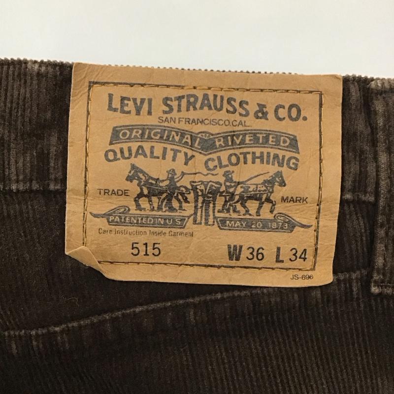 リーバイストラウスアンドコー Levi Strauss & co. パンツ デニム、ジーンズ コーデュロイパンツ ワイドパンツ ストレートパンツ カジュアルパンツ 36インチ 無地 茶 / ブラウン /  メンズ USED 古着 中古 10118293