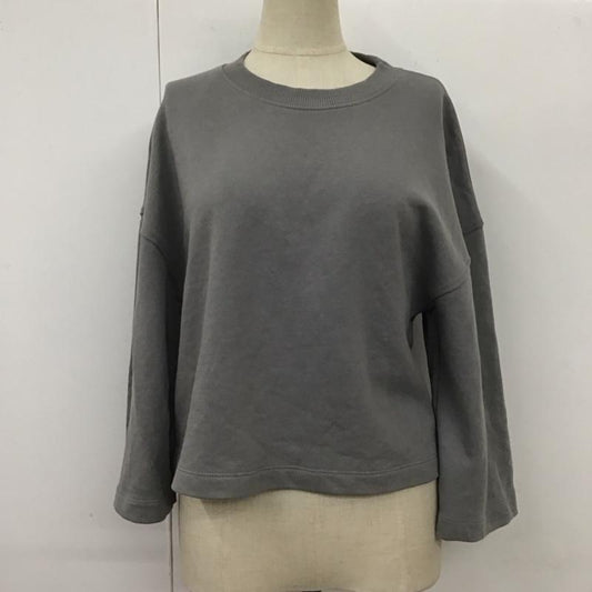 ザラ ZARA トレーナー 七分袖 3641 318 811 ドロップショルダー S 無地 灰 / グレー /  レディース USED 古着 中古 10113489