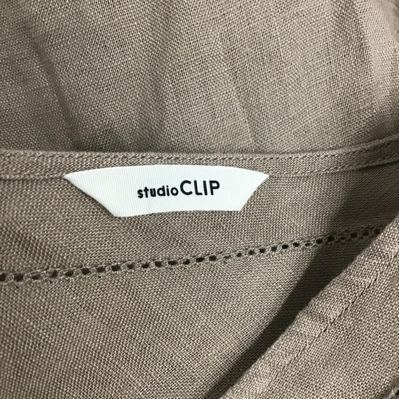スタディオクリップ studio CLIP ワンピース ロングスカート L 無地 茶 / ブラウン /  レディース USED 古着 中古 10106184