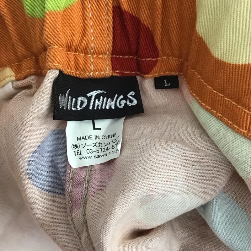 ワイルドシングス WILD THINGS パンツ ショートパンツ ショートパンツ ハーフパンツ カジュアルパンツ L プリント マルチカラー / マルチカラー /  メンズ USED 古着 中古 10125743