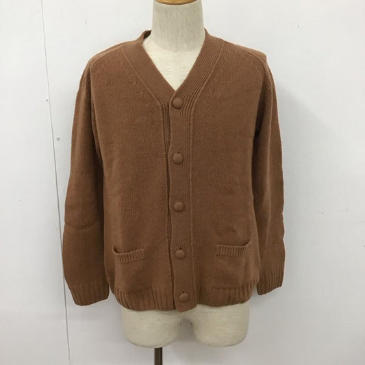 トーン tone カーディガン 長袖 TO-AW16-KT02 Vネック ウール S 無地 茶 / ブラウン /  メンズ USED 古着 中古 10111253