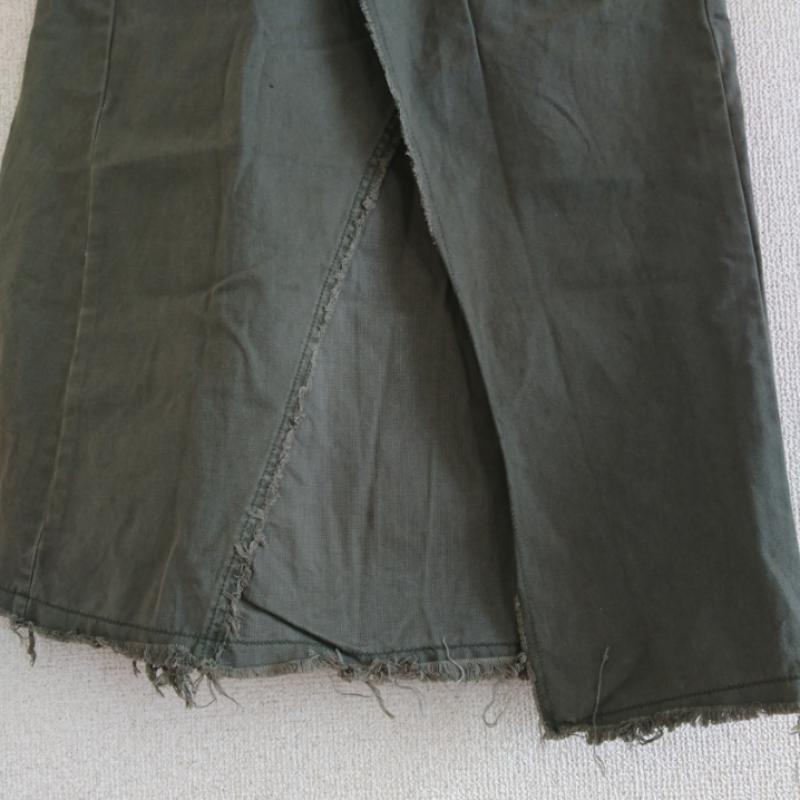 ローズバッド ROSE BUD スカート ロングスカート S 無地 カーキ / カーキ /  レディース USED 古着 中古 10031061