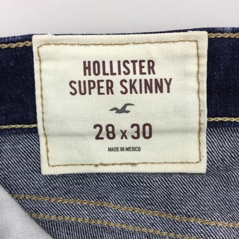 ホリスター Hollister パンツ デニム、ジーンズ デニムパンツ スリムパンツ ストレッチパンツ ジーンズ 28インチ 無地 インディゴ / インディゴ /  メンズ USED 古着 中古 10108247