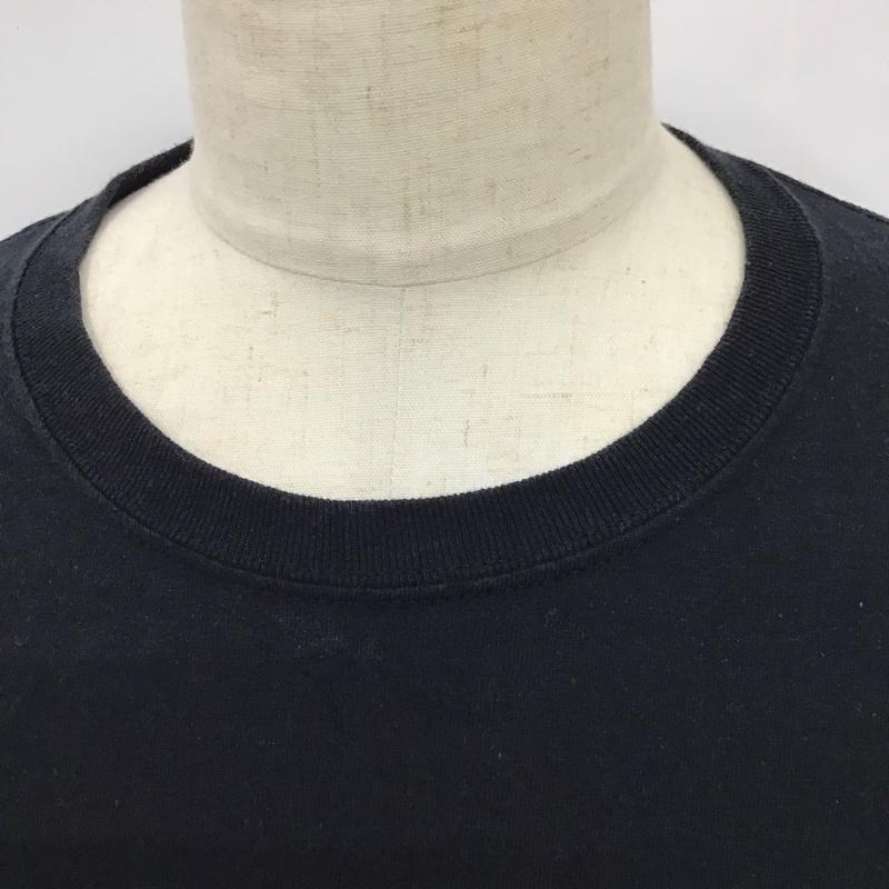 フラグスタフ FLAGSTUFF Tシャツ 半袖 半袖カットソー プリントTシャツ クルーネックカットソー プリント 黒 / ブラック /  メンズ USED 古着 中古 10115613