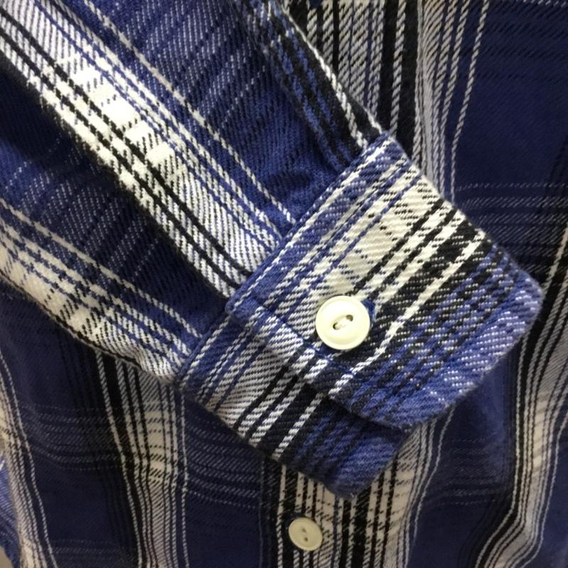 ヒューストン HOUSTON シャツ、ブラウス 長袖 L チェック マルチカラー / マルチカラー /  メンズ USED 古着 中古 10108912