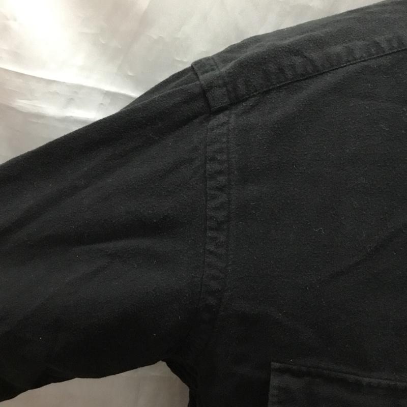 ラルフローレン RALPHLAUREN シャツ、ブラウス 長袖 80年代 POLO COUNTRY L 無地 黒 / ブラック /  メンズ USED 古着 中古 10112375