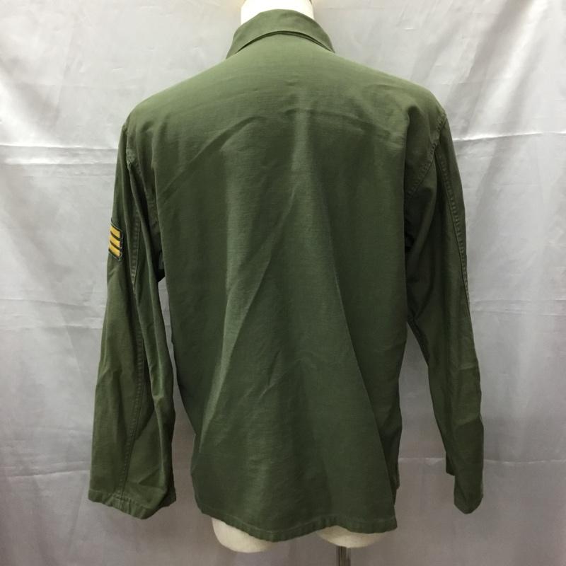 古着 USED シャツ、ブラウス 長袖 ミリタリー アメリカ軍 フィールドシャツ ロゴ、文字 カーキ / カーキ /  メンズ USED 古着 中古 10112380