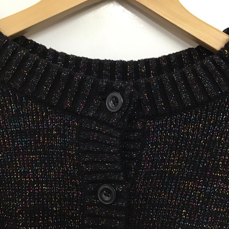 ハレ HARE カーディガン 長袖 FREE 無地 黒 / ブラック /  レディース USED 古着 中古 10141828