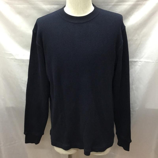 アデイインザライフ ユナイテッドアローズ A day in the life UNITED ARROWS カットソー 長袖 長袖カットソー クルーネックカットソー ロングスリーブカットソー 無地Tシャツ XL 無地 紺 / ネイビー /  メンズ USED 古着 中古 10113363