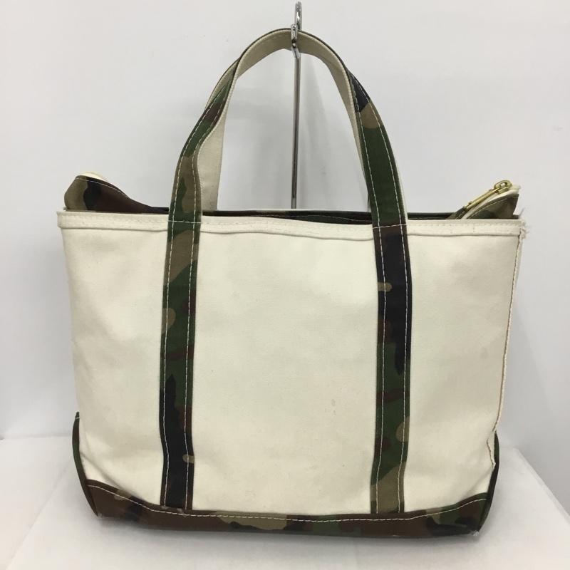 エルエルビーン L.L.Bean トートバッグ トートバッグ 112644 ジップトップ BOAT AND TOTE キャンバス カモフラージュ柄・迷彩 マルチカラー / マルチカラー /  メンズ USED 古着 中古 10145858