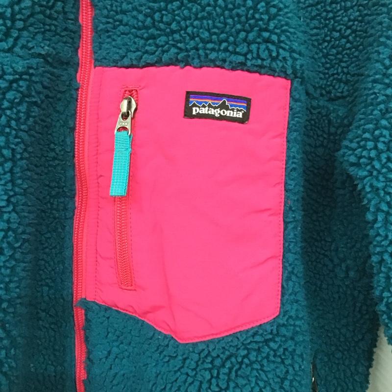 パタゴニア patagonia ジャケット、上着 ジャケット、ブレザー 65621fa16 キッズレトロXジャケット ジップアップフリースジャケット XXL ロゴ、文字 青 / ブルー /  ボーイズ USED 古着 中古 10124737