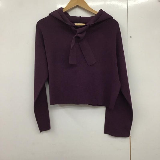 スライ SLY パーカー 長袖 030DSY70-0100 FREE 無地 紫 / パープル /  レディース USED 古着 中古 10140497